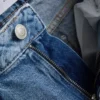 Jeans med høj talje og lige ben