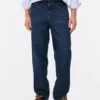 Jeans med høj talje og løs pasform