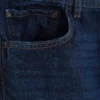 Jeans med høj talje og løs pasform