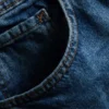 Jeans med høj talje og løs pasform