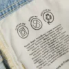Jeans med høj talje og løs pasform