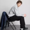 Jeans med mellemhøj talje og afslappet, lige ben