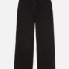 Jeans med mellemhøj talje og brede ben