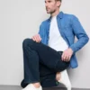 Jeans med mellemhøj talje og lige ben