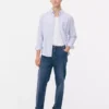 Jeans med mellemhøj talje og lige ben