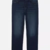 Jeans med mellemhøj talje og lige ben