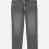 Jeans med mellemhøj talje og lige ben