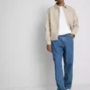 Jeans med middelhøj talje og afslappet pasform