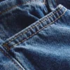 Jeans med middelhøj talje og afslappet pasform