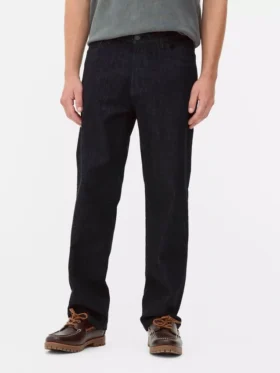 Jeans med stræk og lige ben