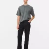 Jeans med stræk og lige ben
