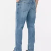 Jeans med stræk og lige ben