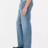 Jeans med stræk og lige ben