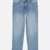 Jeans med stræk og lige ben