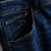 Jeans med stræk og lige ben