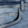 Jeans med stræk og lige ben
