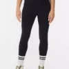 Jersey-leggings med høj talje
