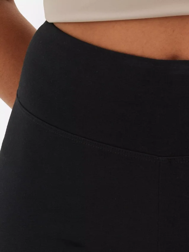 Jersey-leggings med høj talje