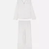 Jersey-pyjamassæt i boyfriend-stil
