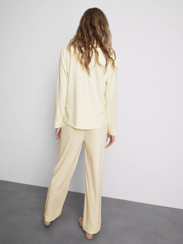 Jersey-pyjamasser i boyfriend-stil