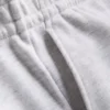 Jersey-shorts med knapdetaljer i bomuldsrigt materiale