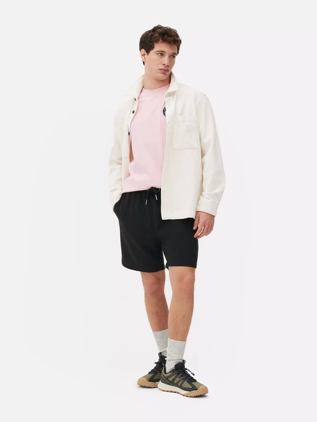 Jersey-shorts med snøre