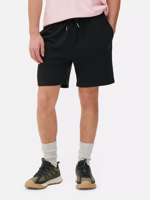 Jersey-shorts med snøre