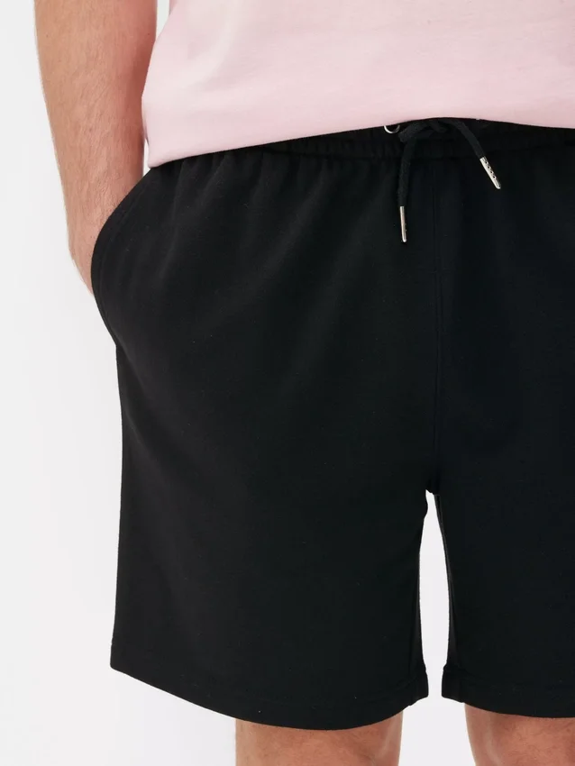 Jersey-shorts med snøre