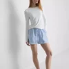 Joggingbukser i bomuldsdenim
