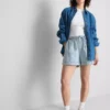 Joggingbukser i bomuldsdenim
