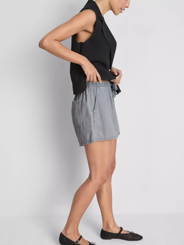 Joggingbukser i bomuldsdenim