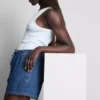 Joggingbukser i bomuldsdenim