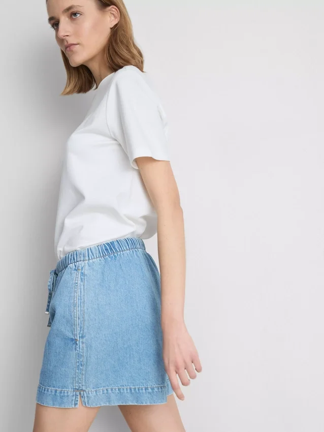 Joggingbukser i bomuldsdenim