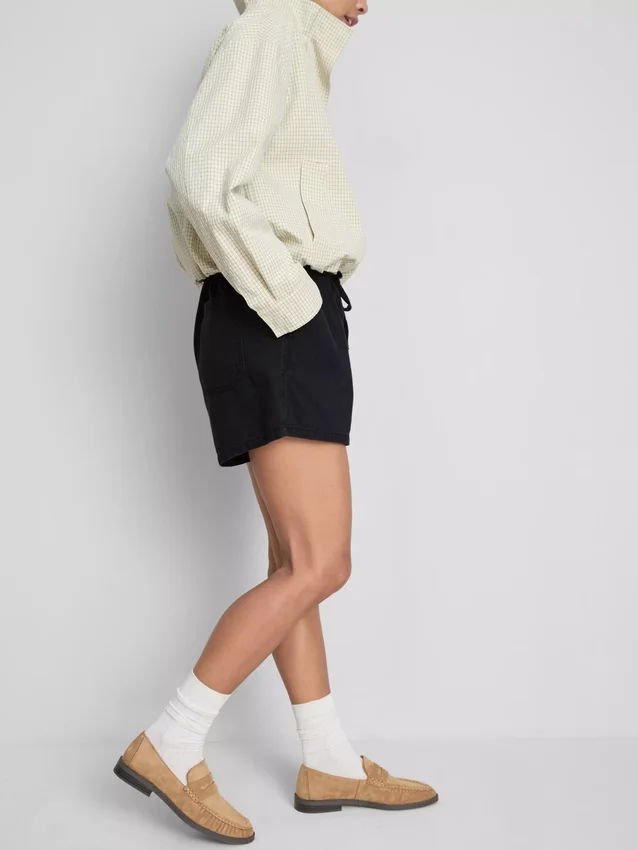 Joggingbukser i bomuldsdenim