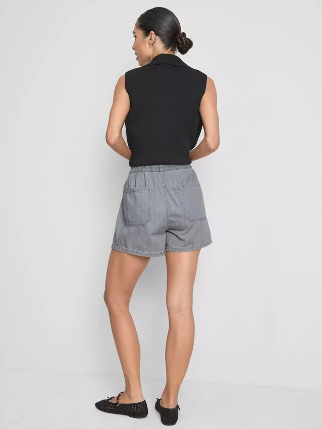 Joggingbukser i bomuldsdenim