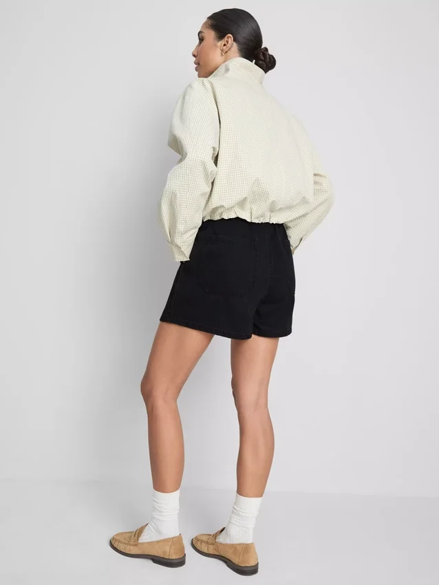 Joggingbukser i bomuldsdenim