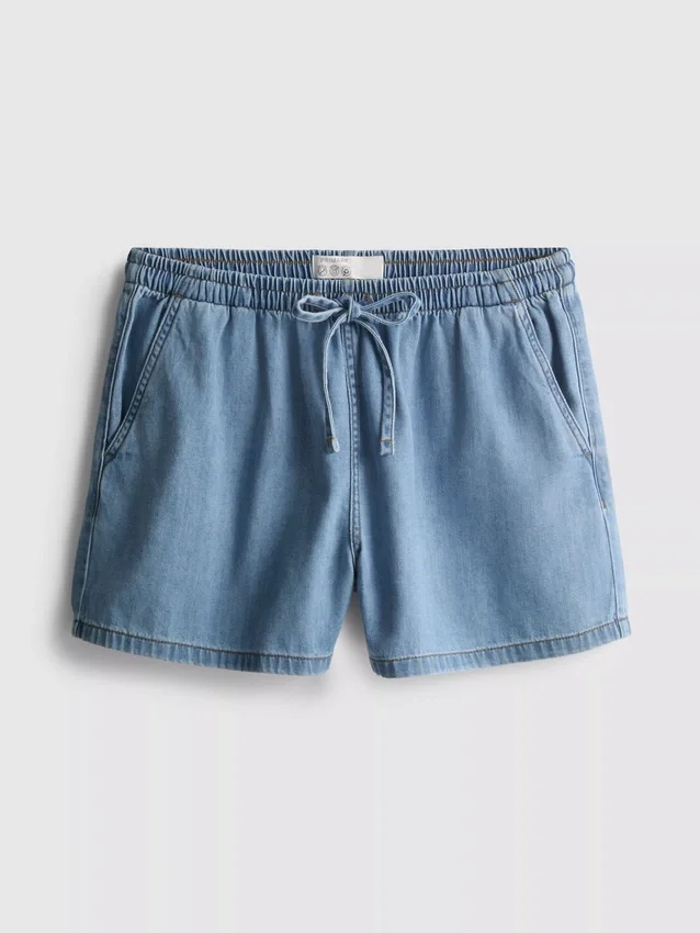 Joggingbukser i bomuldsdenim