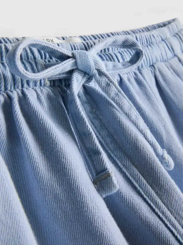Joggingbukser i bomuldsdenim
