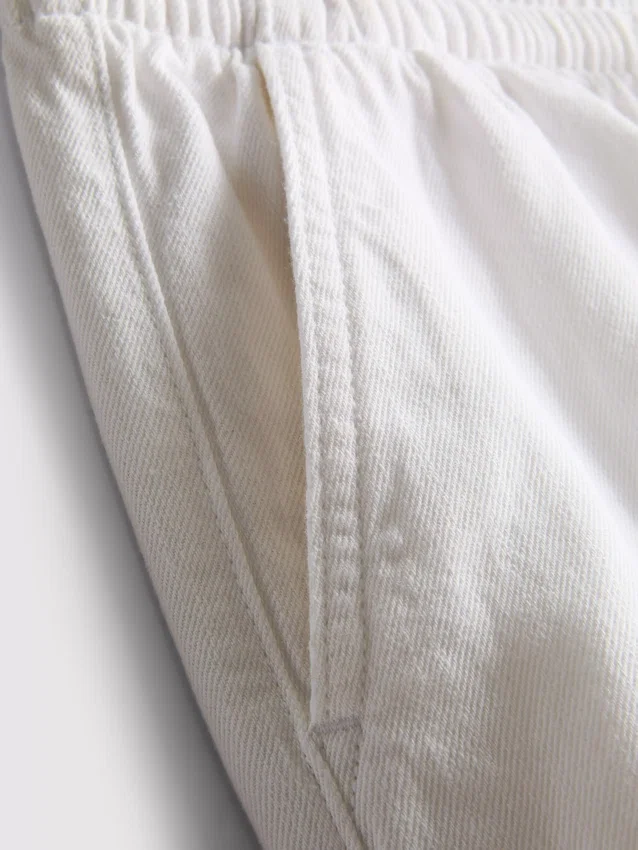 Joggingbukser i bomuldsdenim