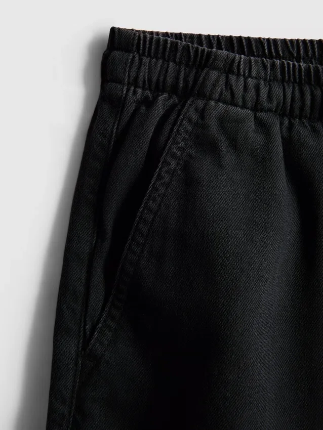 Joggingbukser i bomuldsdenim