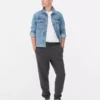 Joggingbukser med elastisk talje og opsmøgede ben