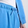 Joggingbukser med lige ben i bomuldsblanding