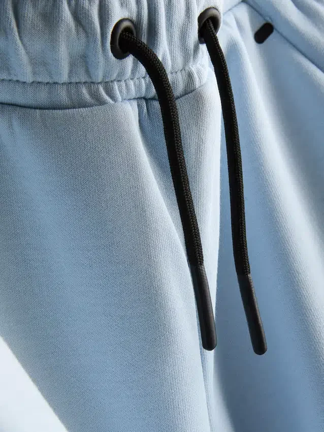 Joggingbukser med limede manchetter