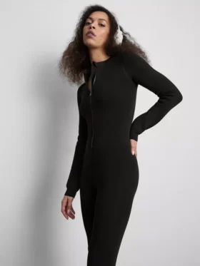 Jumpsuit i fløjlsplush