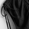 Jumpsuit med V-udskæring og ballonben