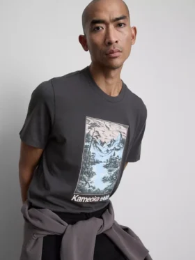 Kameoka T-shirt med grafisk print