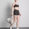 Kontrastfarvede crossover-træningsshorts