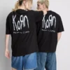 Korn-T-shirt med grafisk print