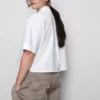 Kort, firkantet oxfordshorts med korte ærmer