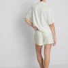 Kort pyjamassæt i boyfriend-stil med print